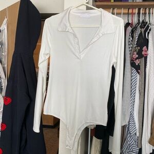 Classy White Body Suit